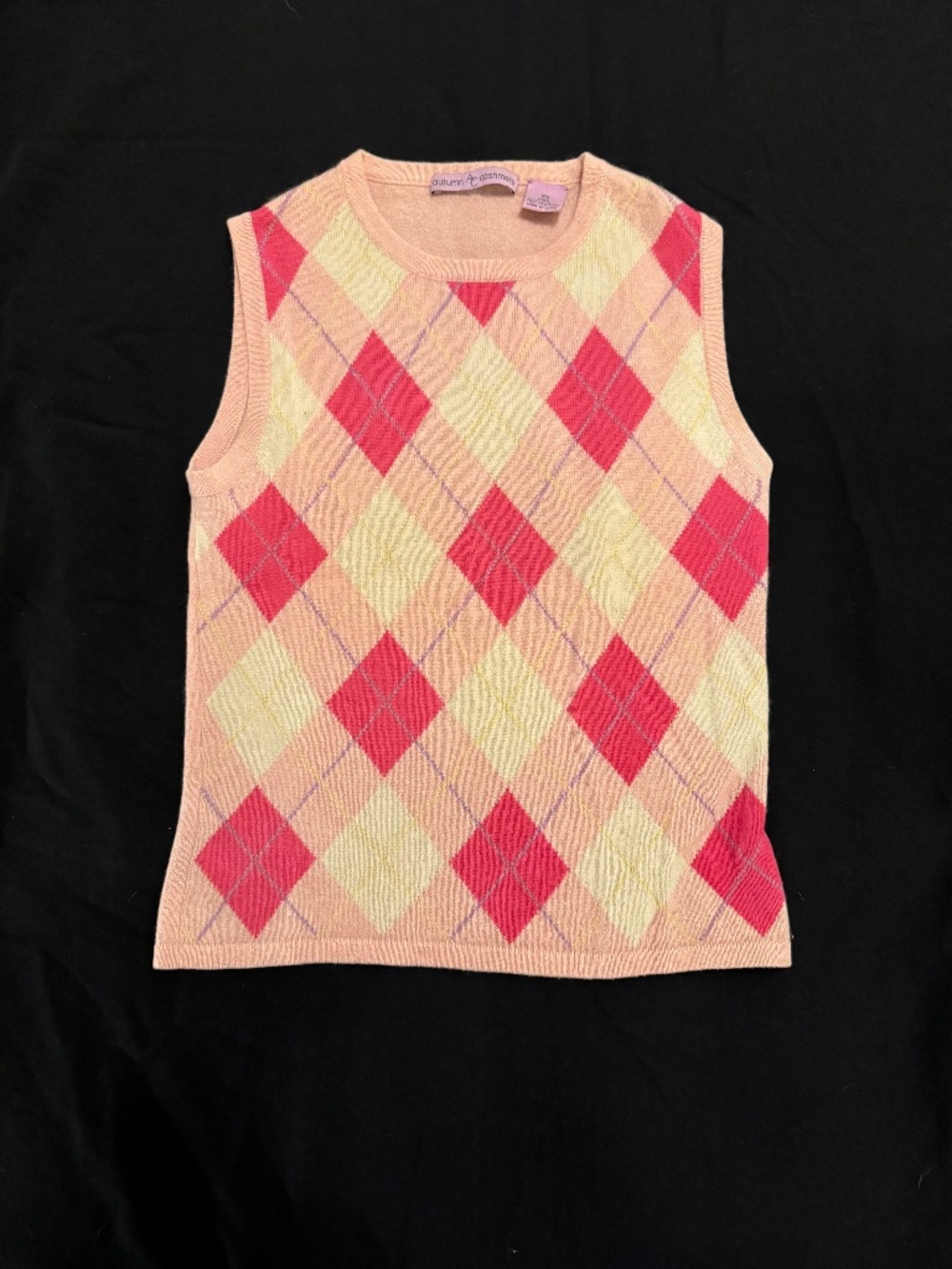 Autumn 100% cashmere vest XS